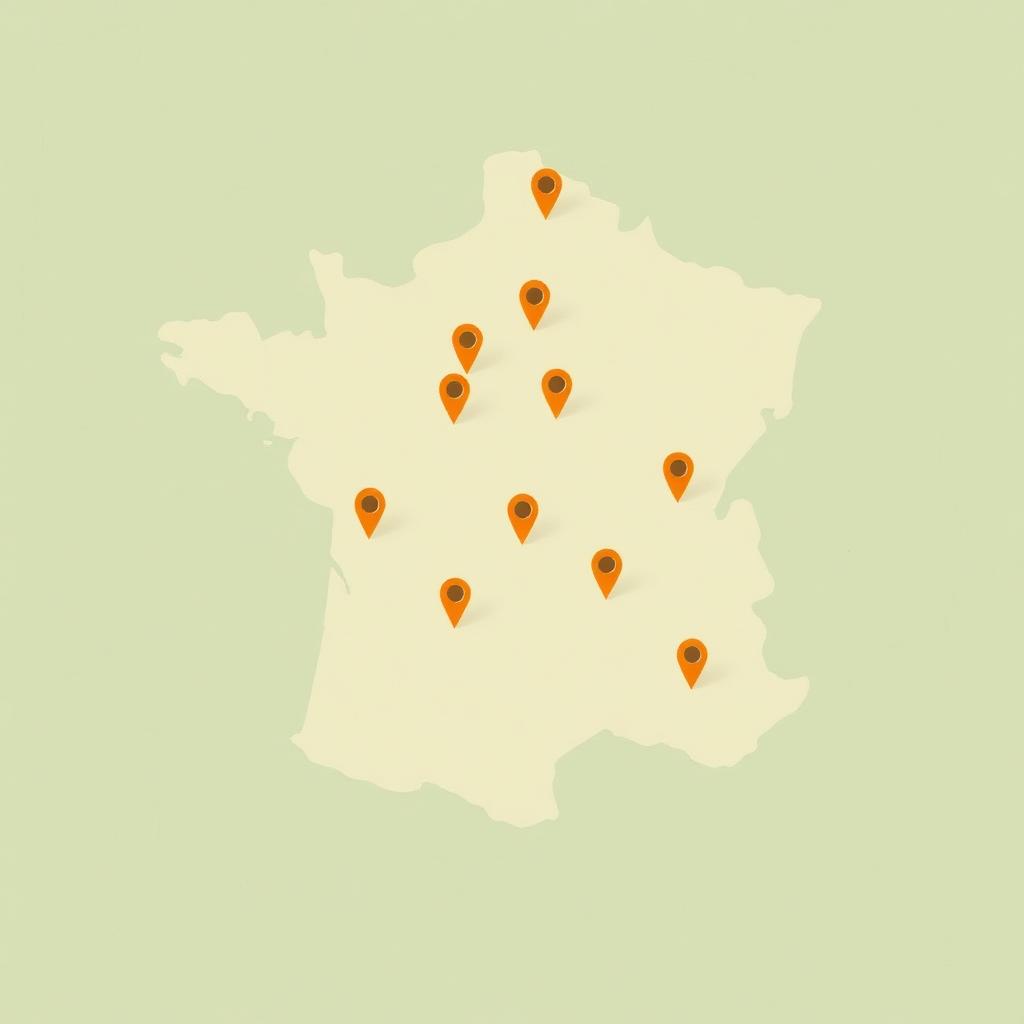 Carte de France des interventions GME